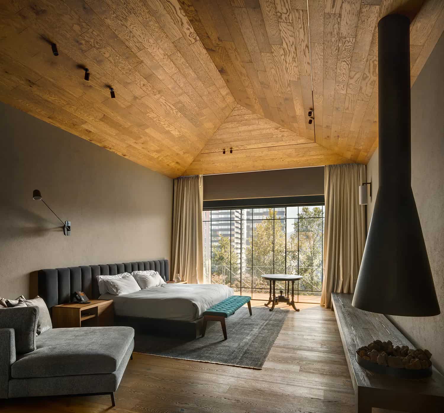 Modern meets rustic in this absolutely spectacular Mexico City home
