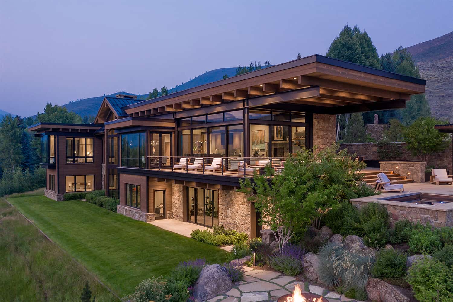 Step into this breathtaking Sun Valley mountain house wrapped in beauty