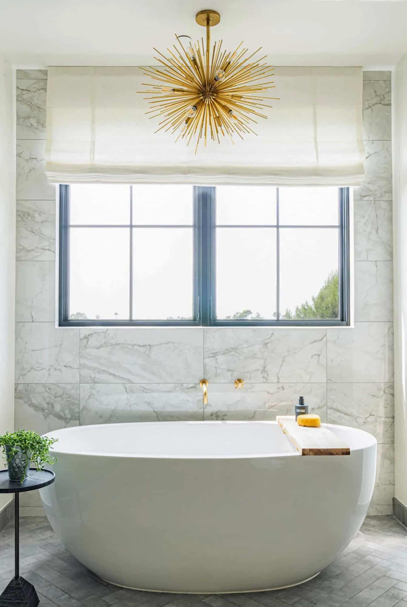 boho-bathroom-with-a-freestanding-tub