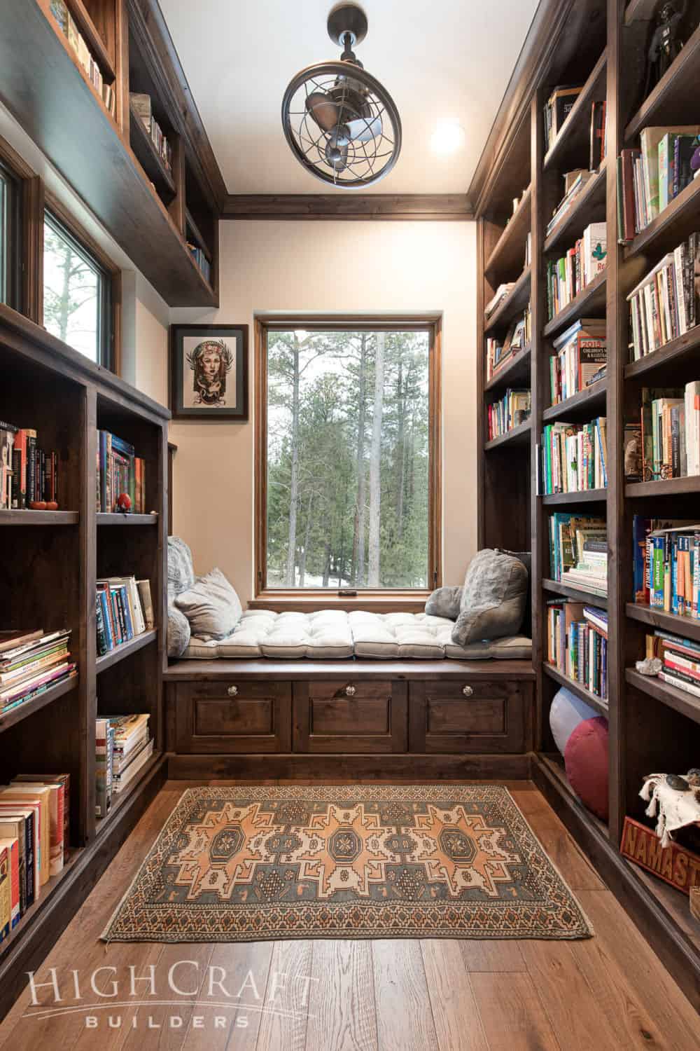 home-library-window-seat-reading-nook