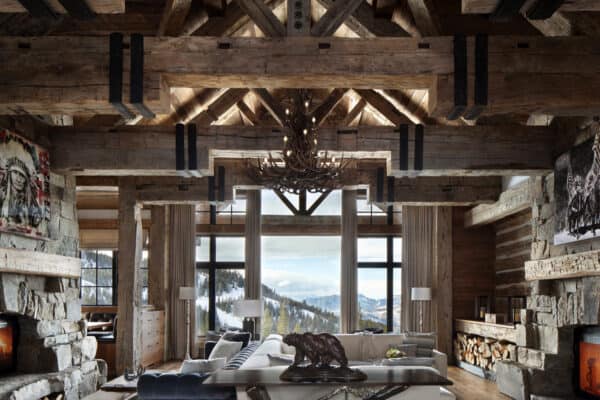 featured posts image for This rustic Montana getaway home has impressive mountain views