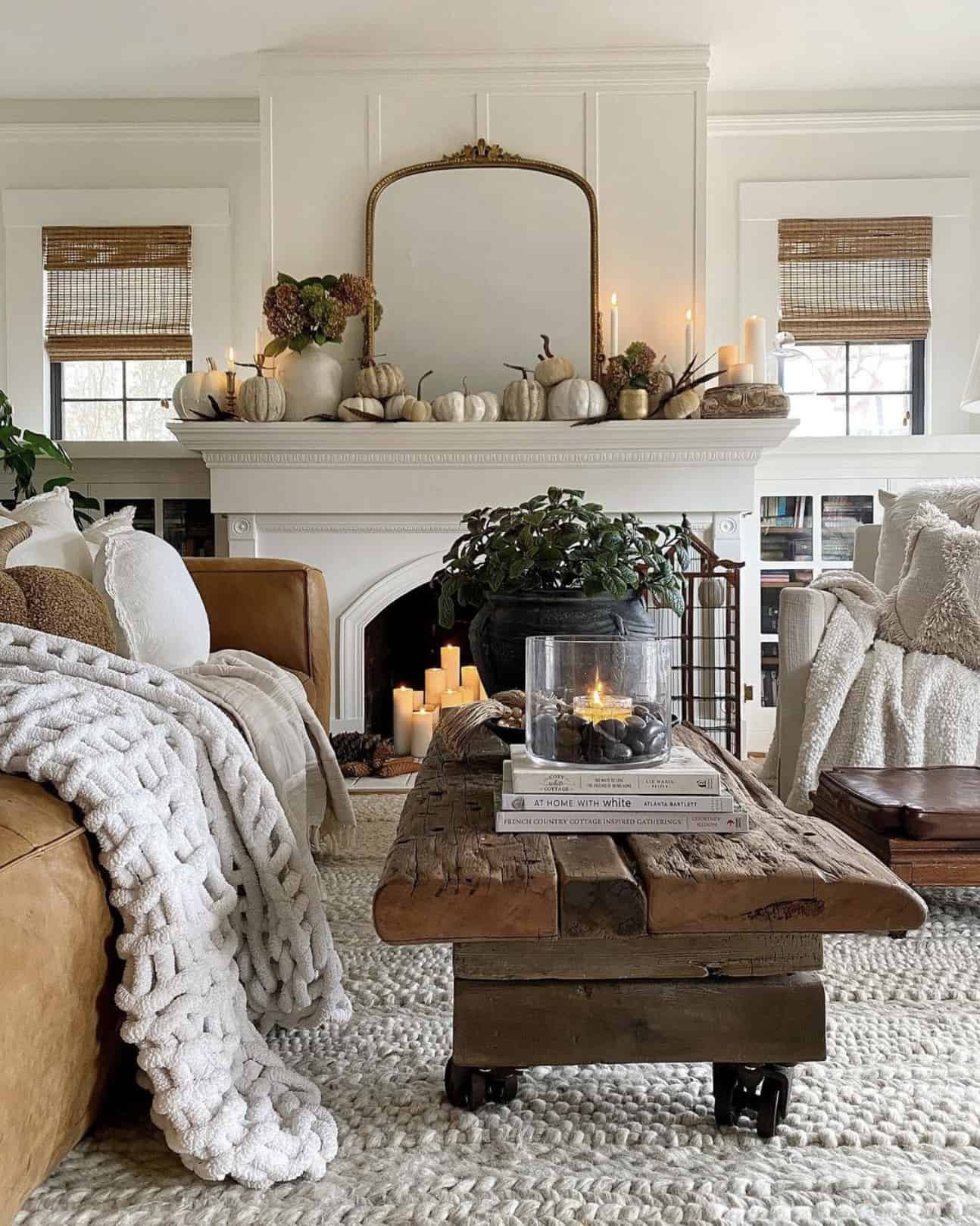 living-room-fireplace-mantel-with-fall-decor