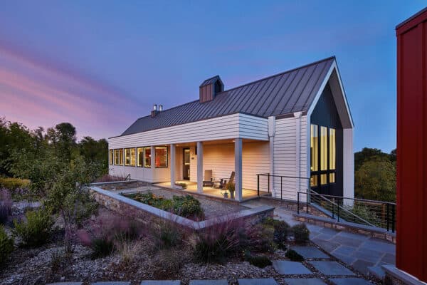featured posts image for A white clapboard farmhouse with a stunning modern twist in Virginia