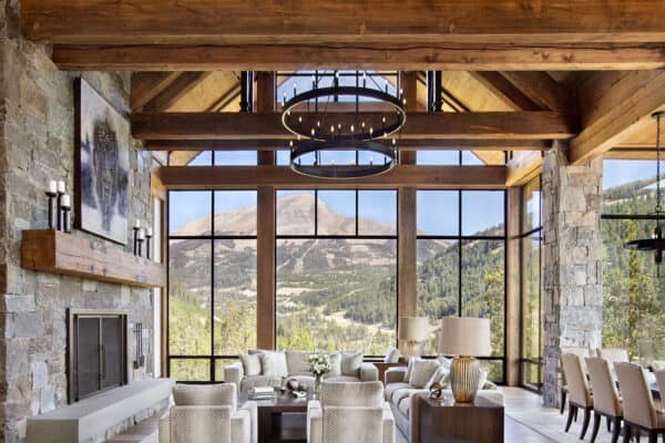 featured posts image for Absolutely stunning mountain house with luxe details in Big Sky