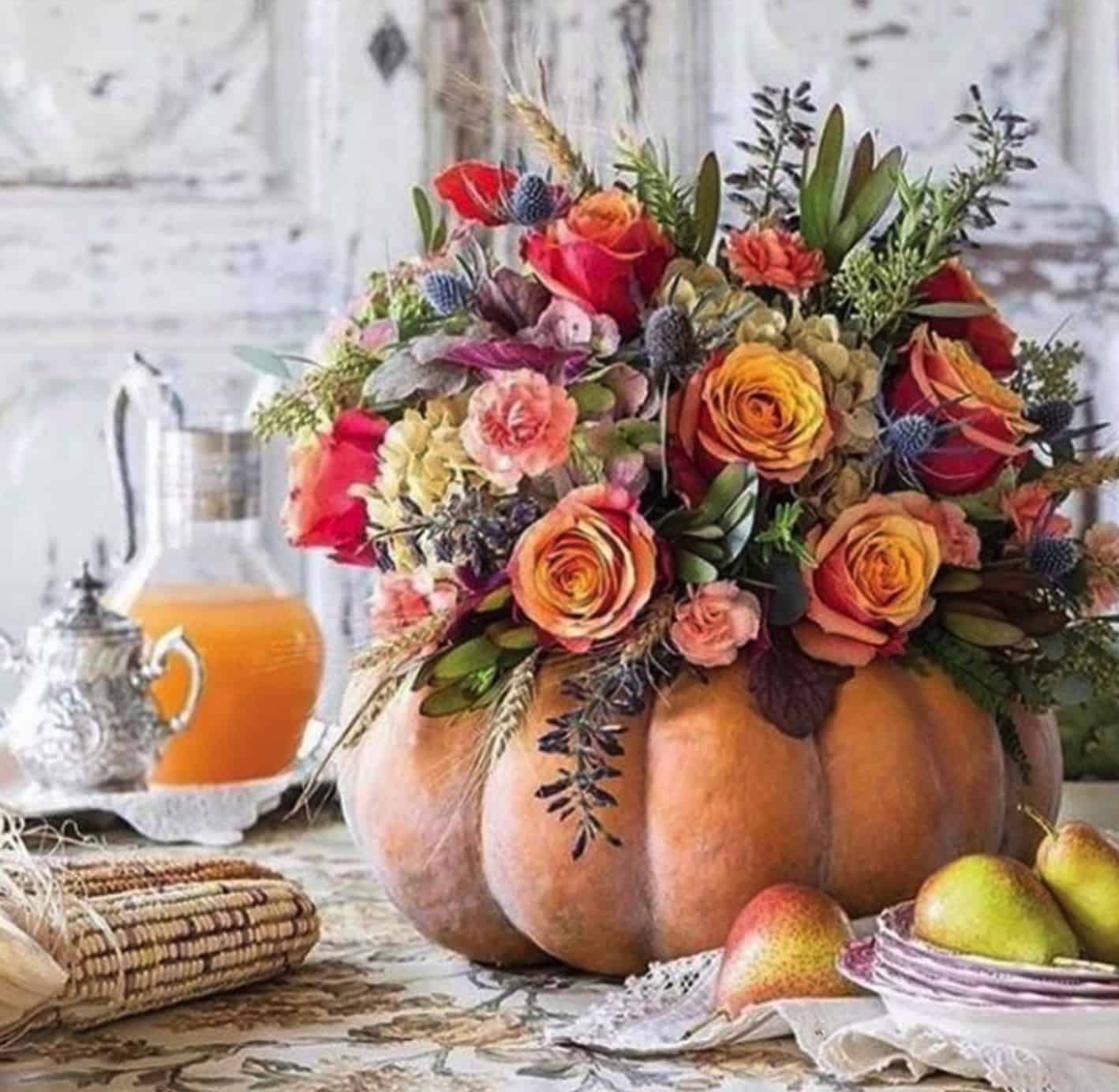 floral-fall-pumpkin-centerpiece
