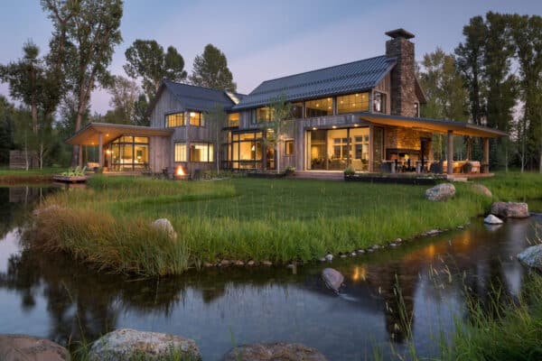 featured posts image for A rustic modern home with a strong connection to nature in Wyoming