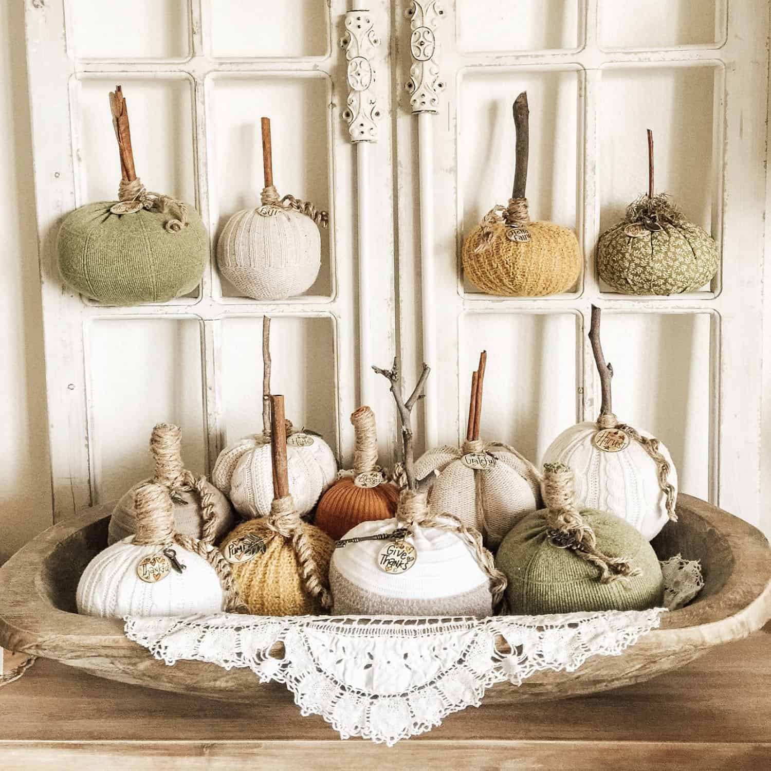 dough-bowl-filled-with-handmade-sweater-pumpkins