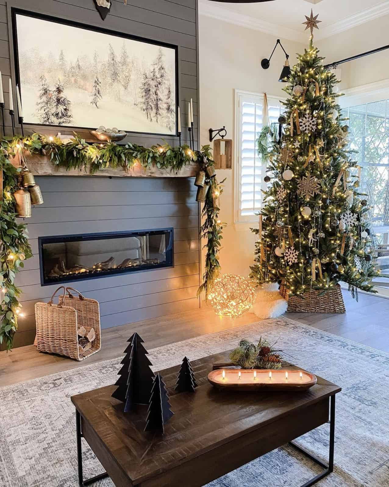 cozy-christmas-decorated-living-room-with-garland-bells-and-a-tree