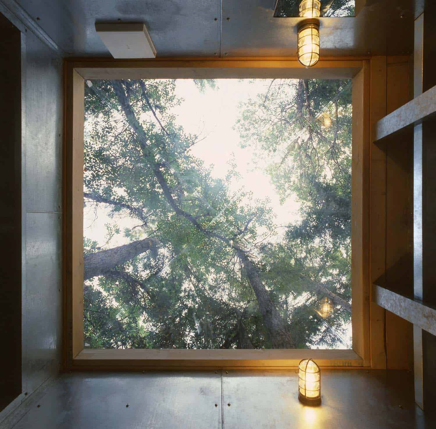 modern-cabin-skylight