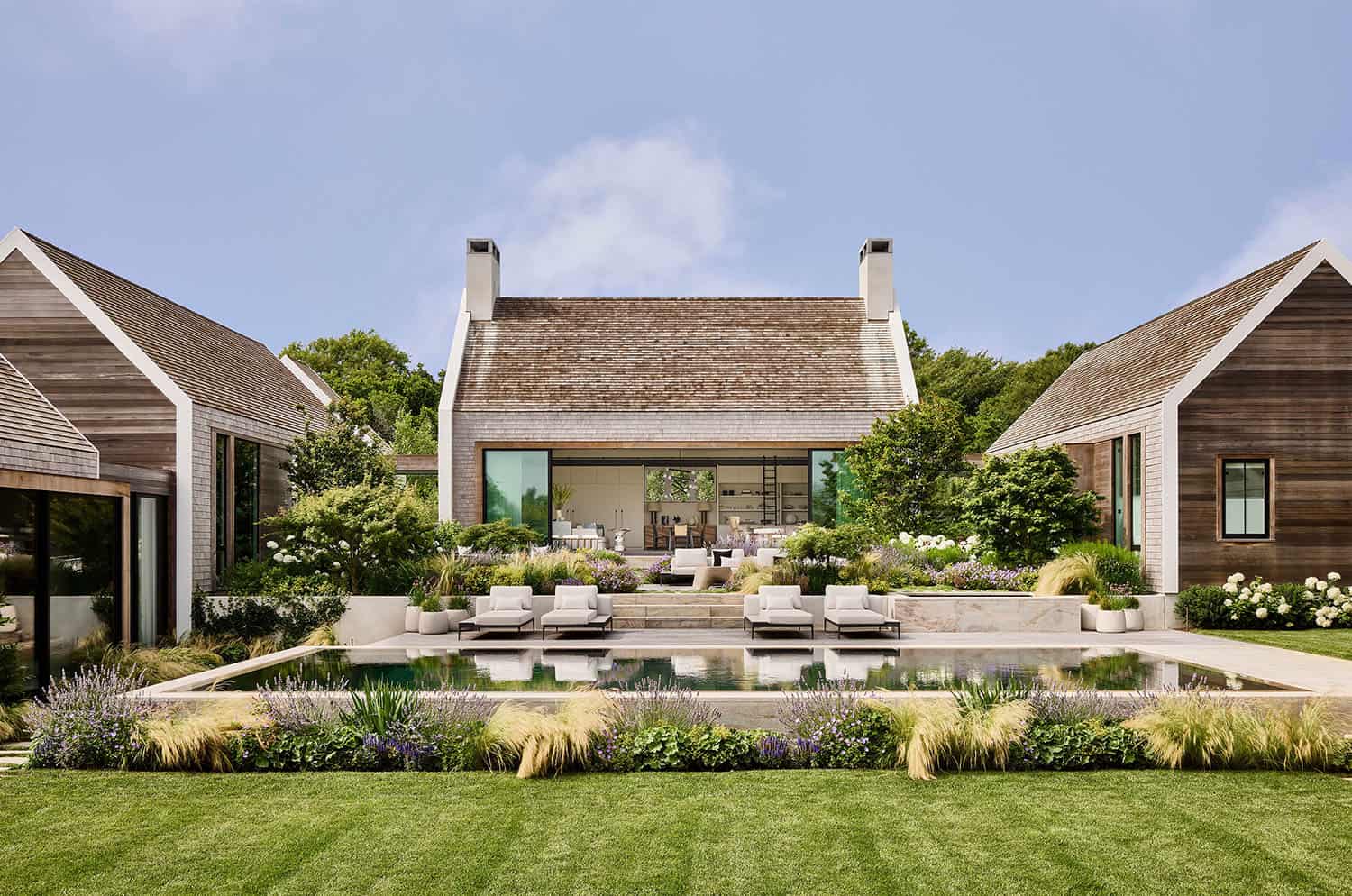 Step into a modern Nantucket sanctuary complete with a secret garden