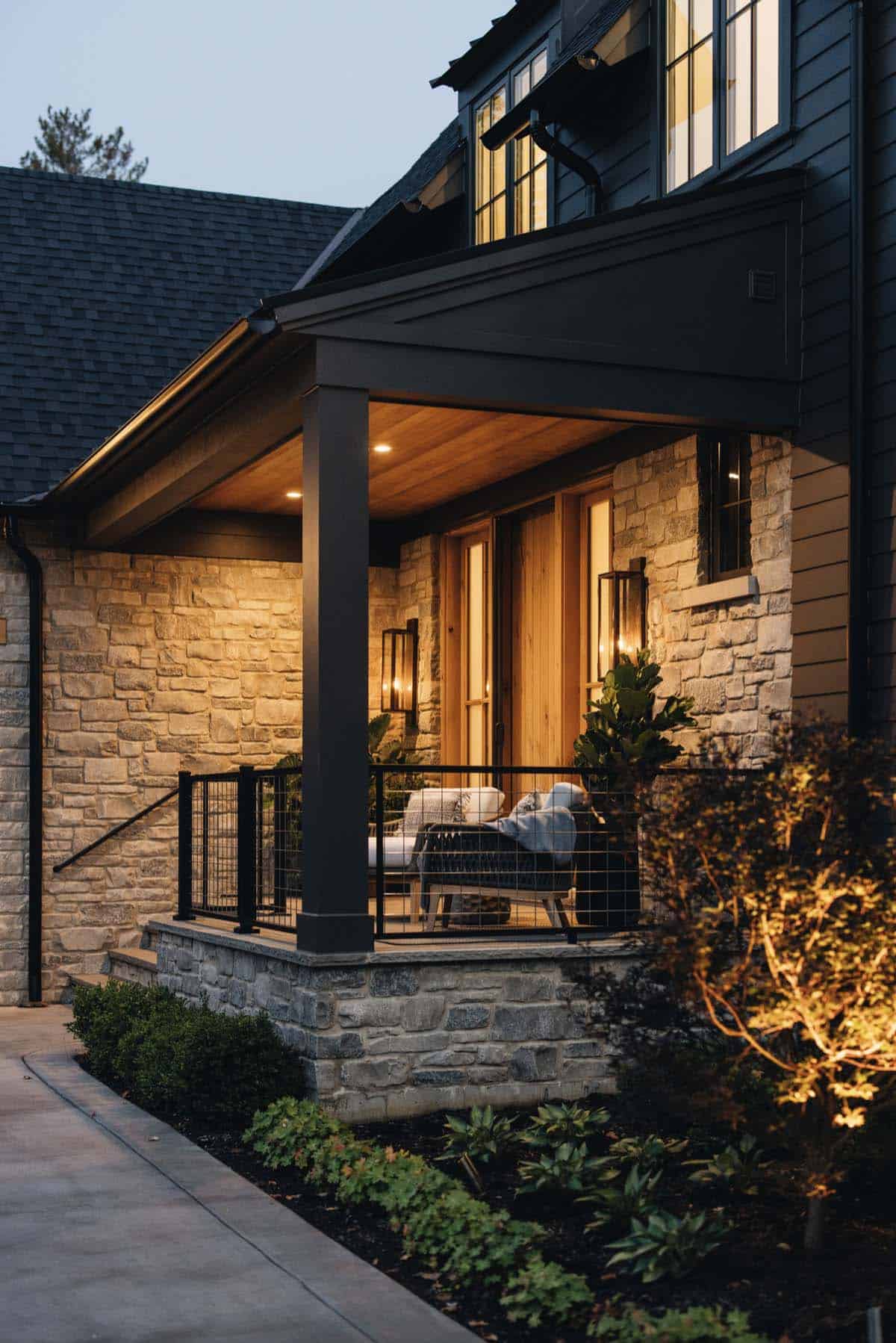 transitional-home-front-porch