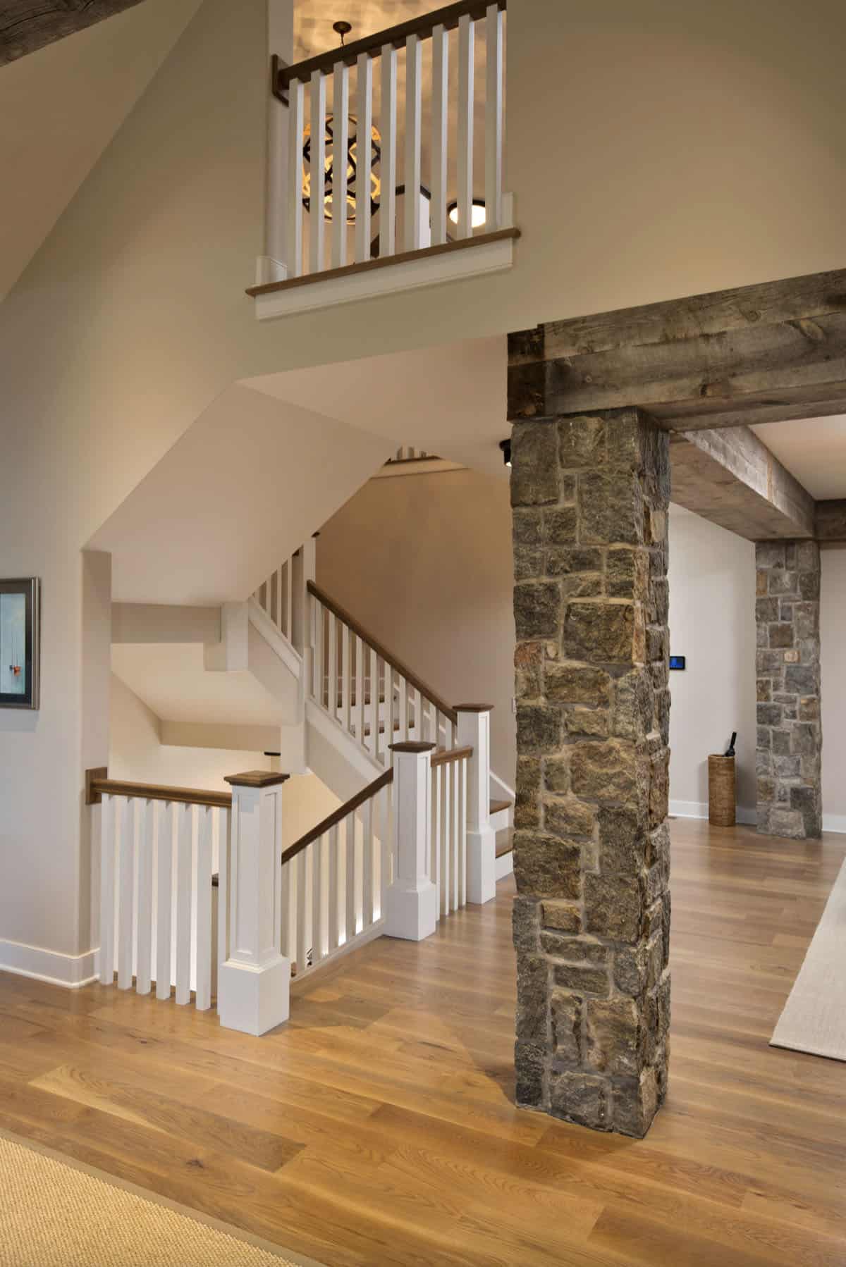 transitional-staircase-hallway