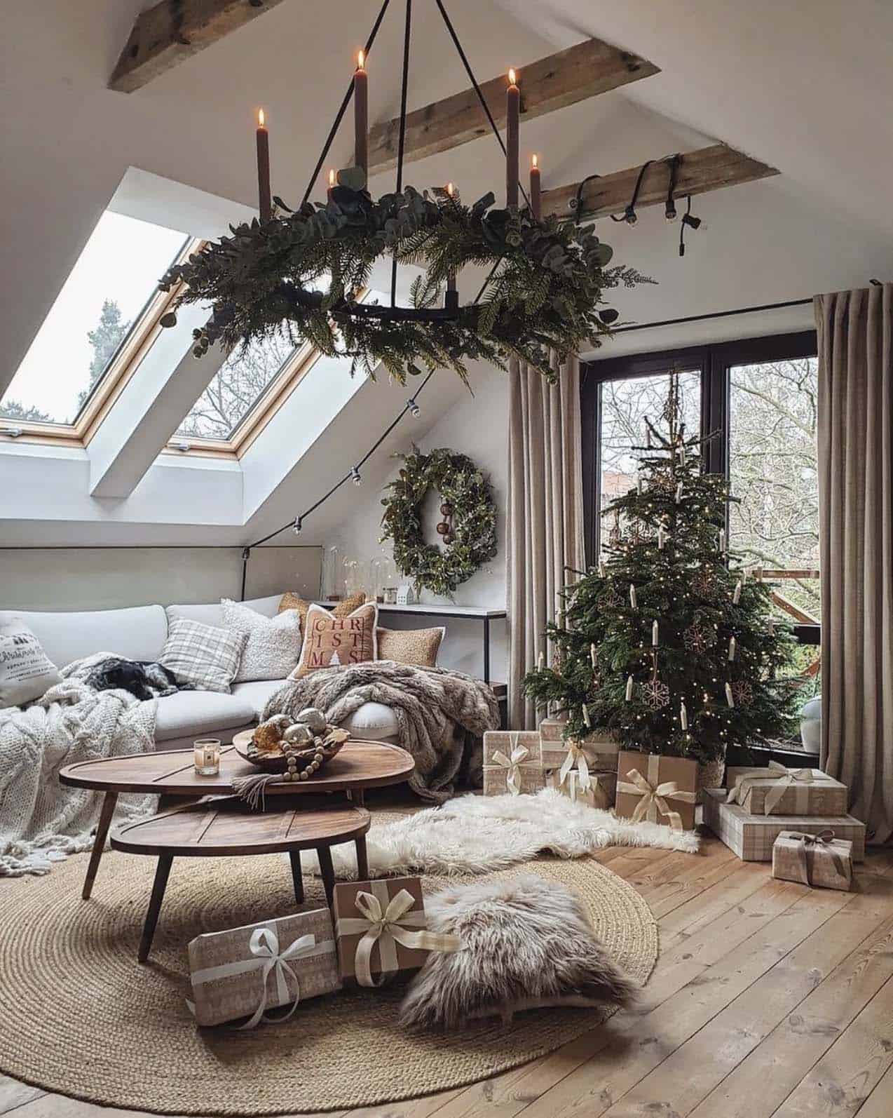 cozy-living-room-decorated-with-nordic-style-christmas-decor