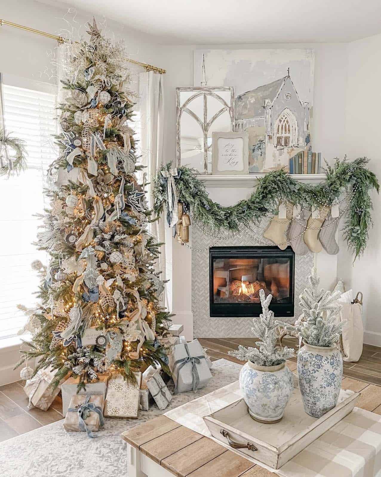 christmas-decorated-living-room-with-blue-and-white