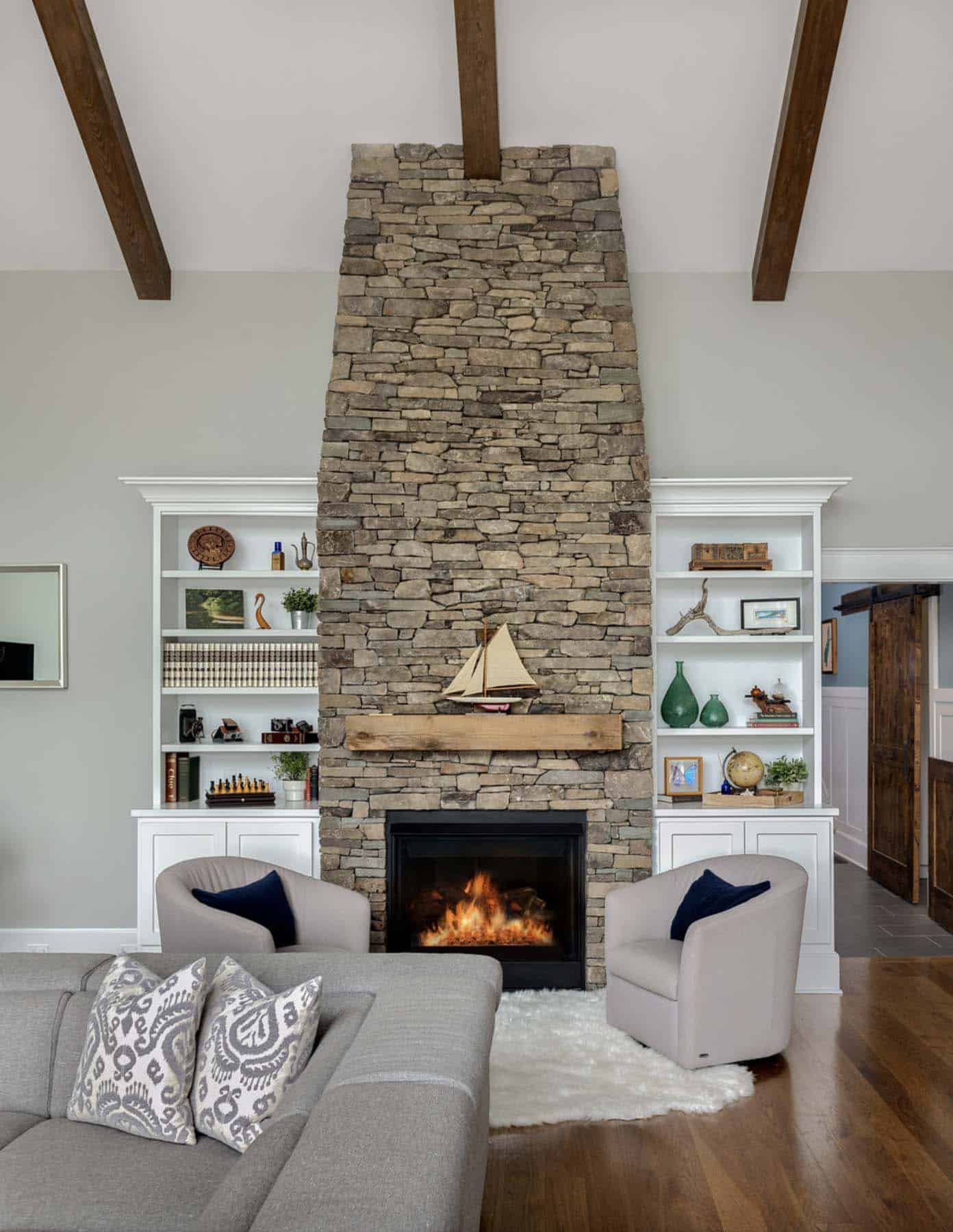 transitional-style-living-room-with-a-fireplace