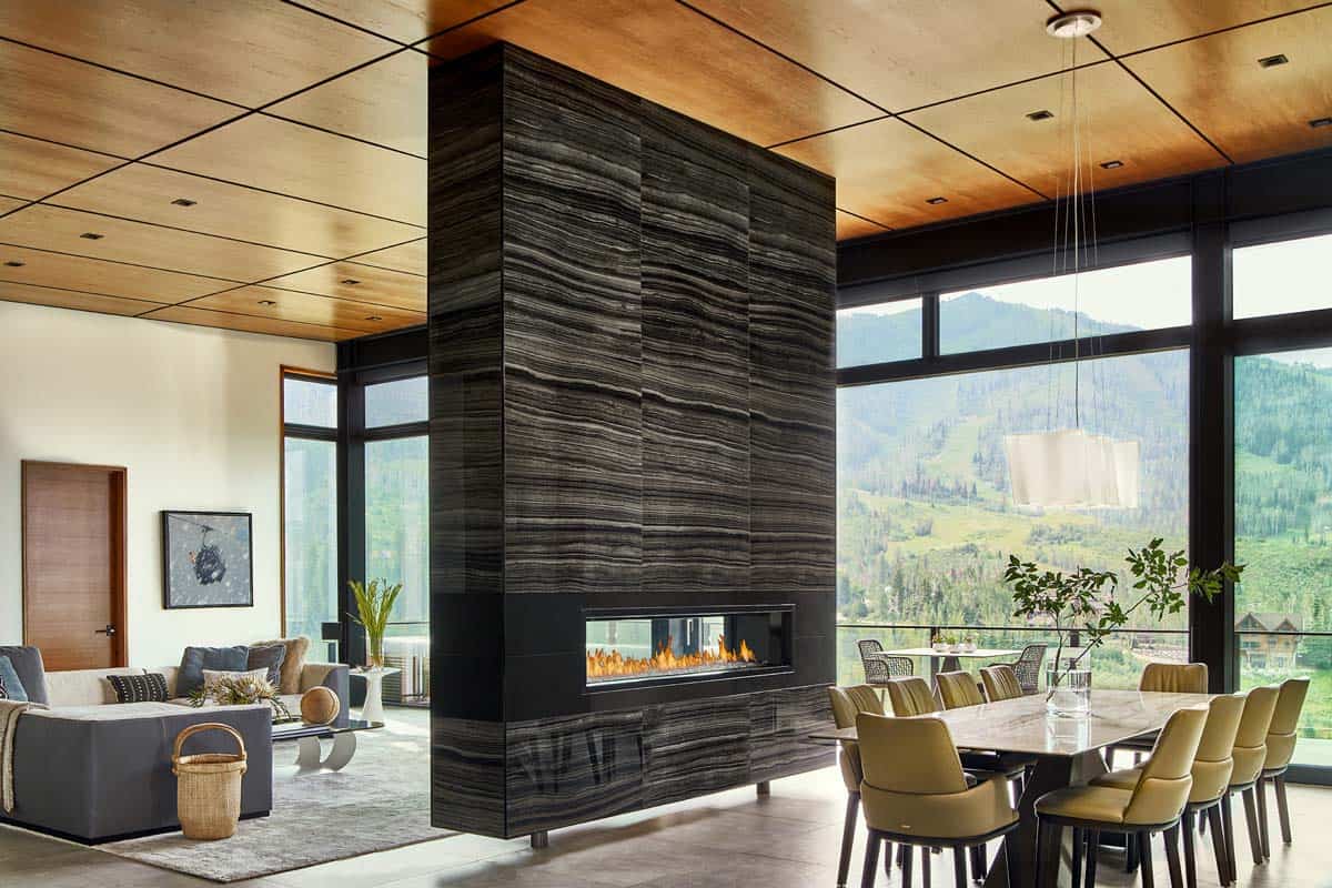 modern-dining-room-with-a-dual-sided-fireplace