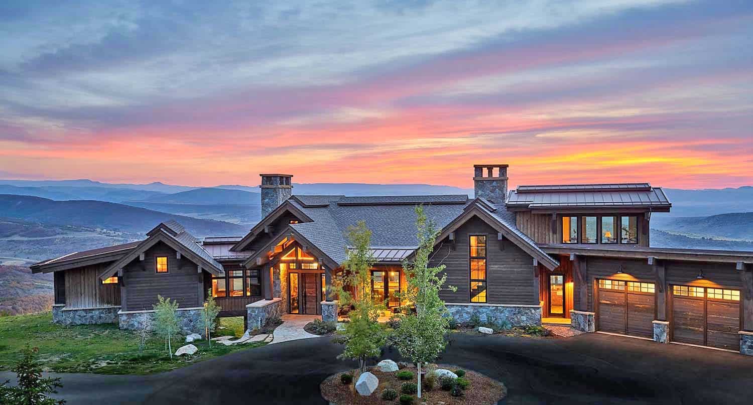 Craftsman hilltop home inspired by striking views of the Colorado Rockies