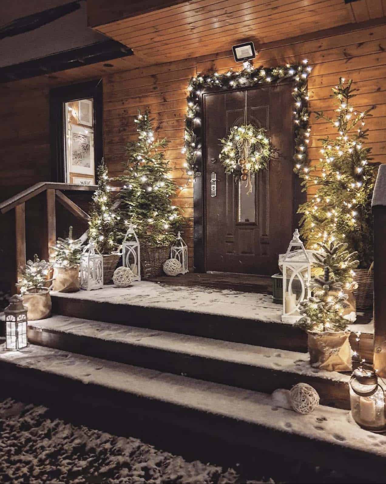cozy-cabin-in-the-woods-decorated-for-christmas