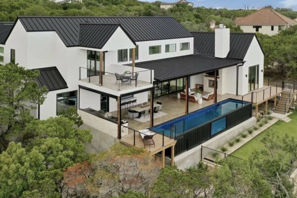 featured posts image for A Scandinavian farmhouse with breathtaking views of Lake Travis, Texas