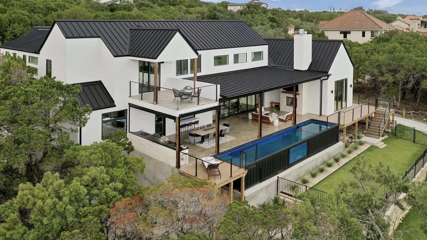 modern-scandinavian-farmhouse-exterior-with-a-pool