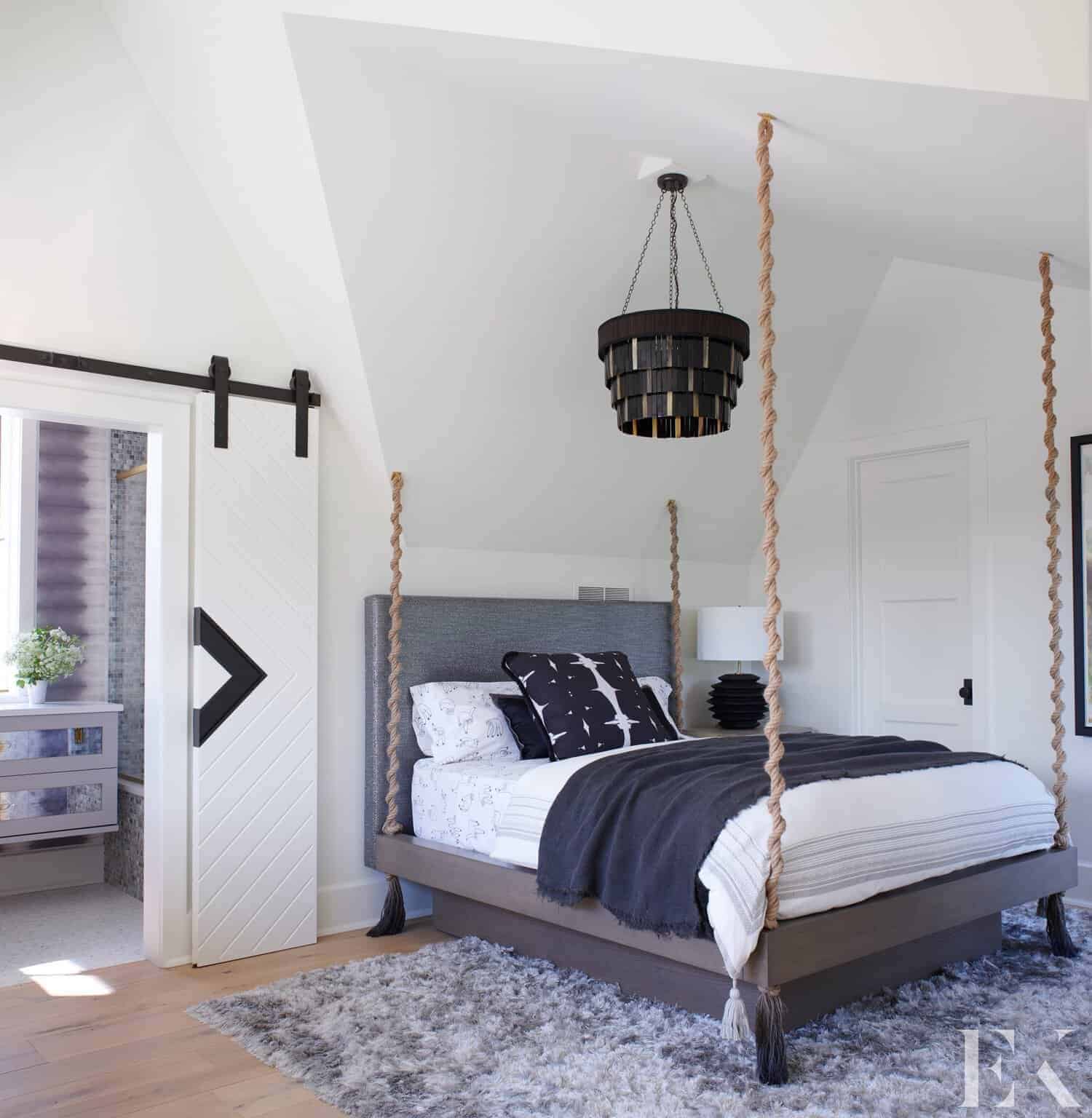 modern-farmhouse-style-bedroom-with-a-suspended-bed