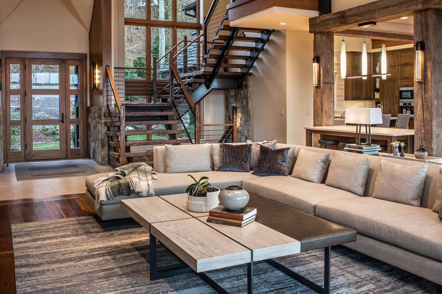 mountain-modern-living room