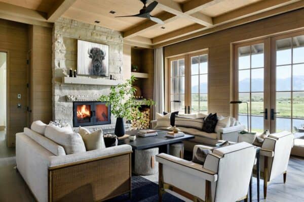 modern-rustic-living-room-with-a-fireplace