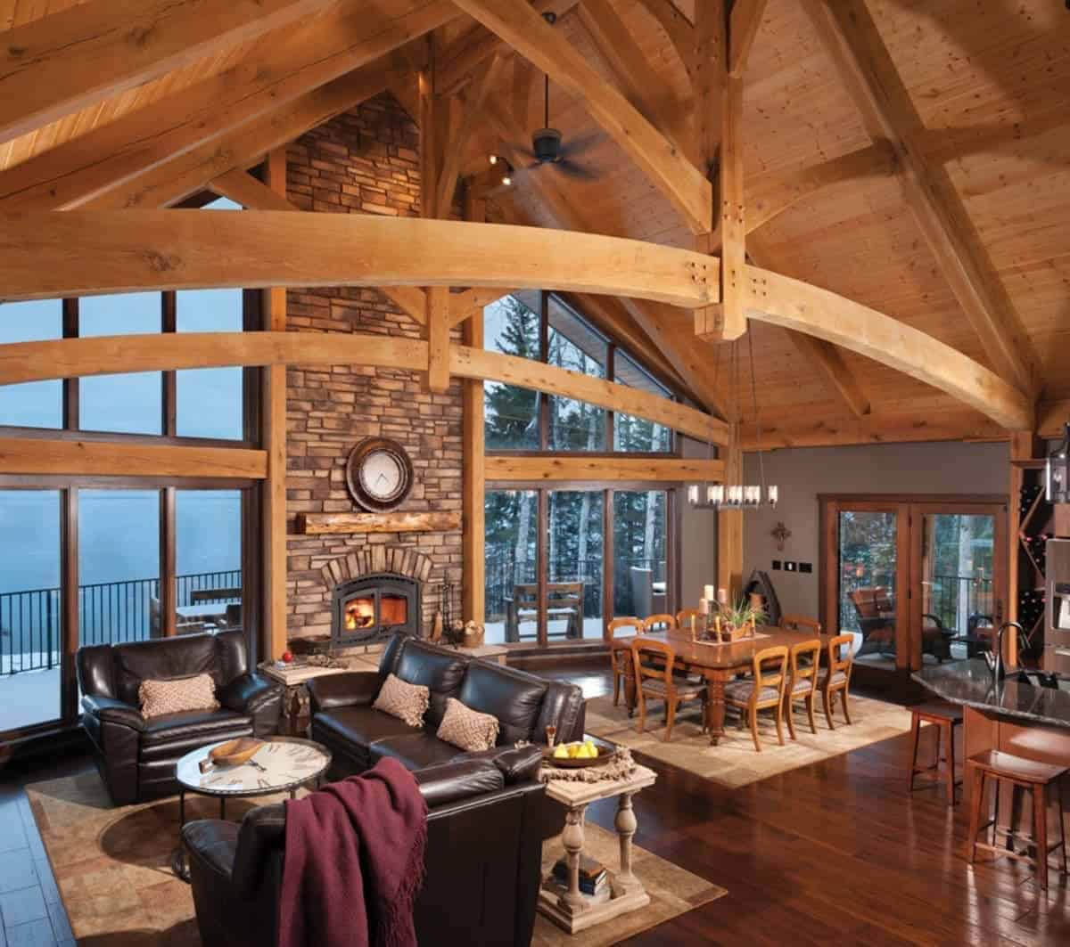mountain-timber-frame-living-room