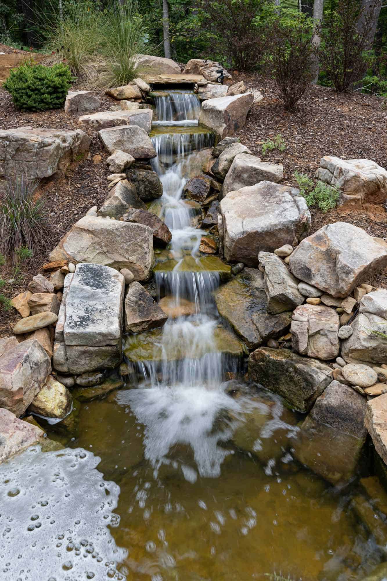 transitional-home-landscape-water-feature