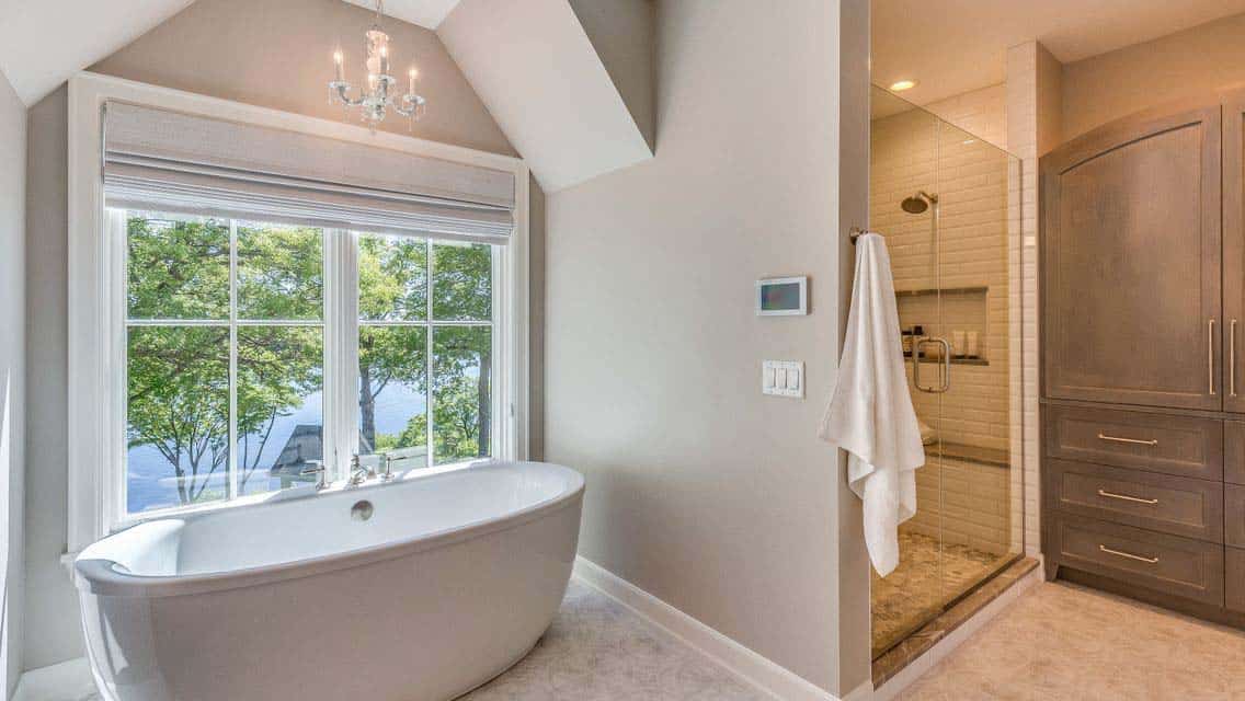 transitional-style-bathroom-with-a-freestanding-tub-and-shower