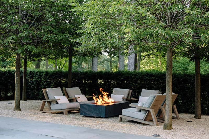 contemporary-home-backyard-patio-with-a-firepit