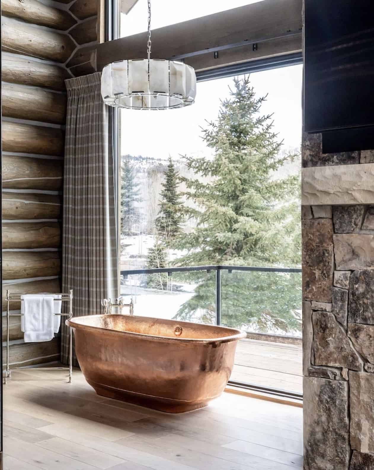 modern-rustic-bathroom-with-a-copper-tub