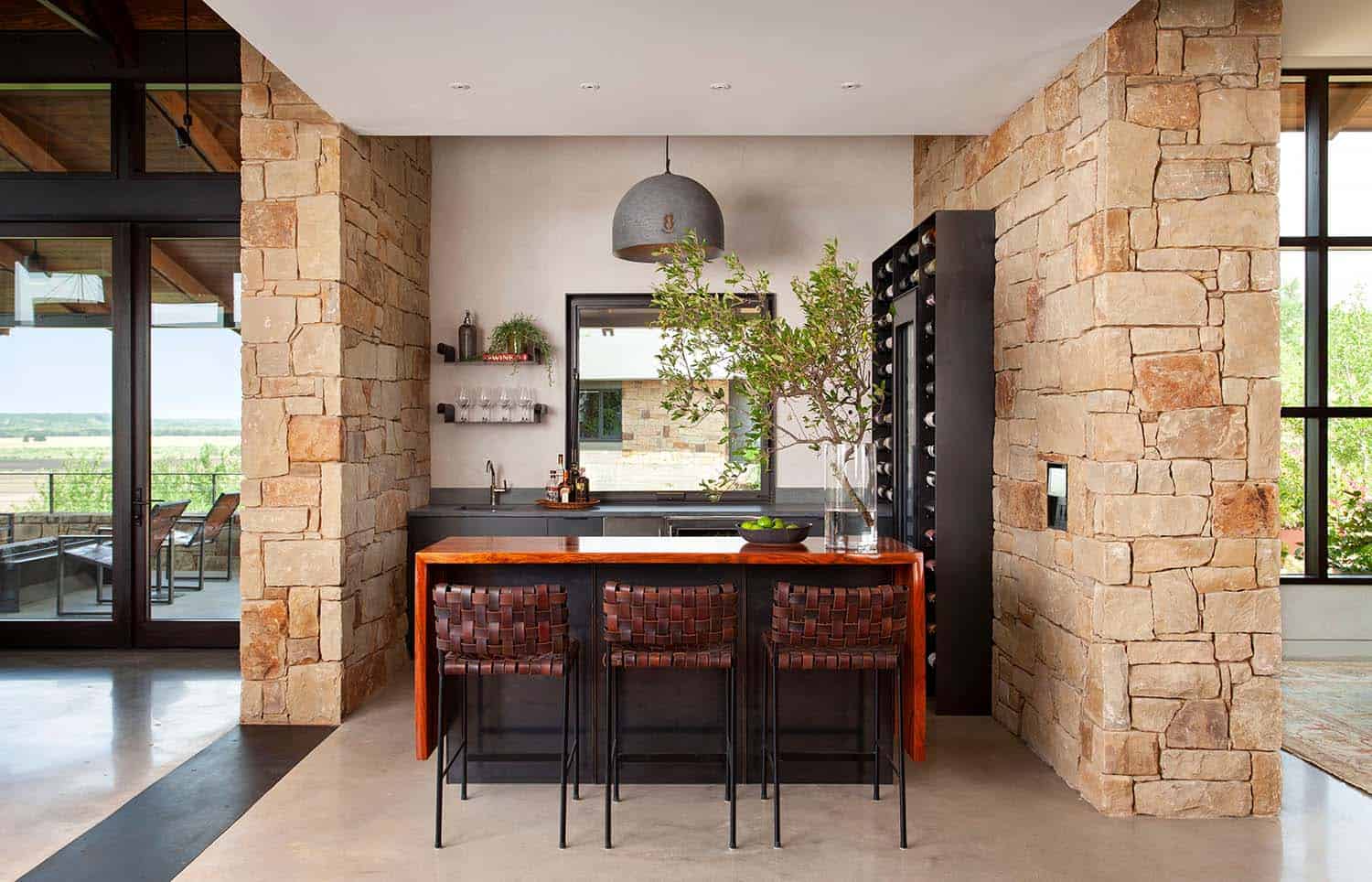 rustic-modern-home-bar