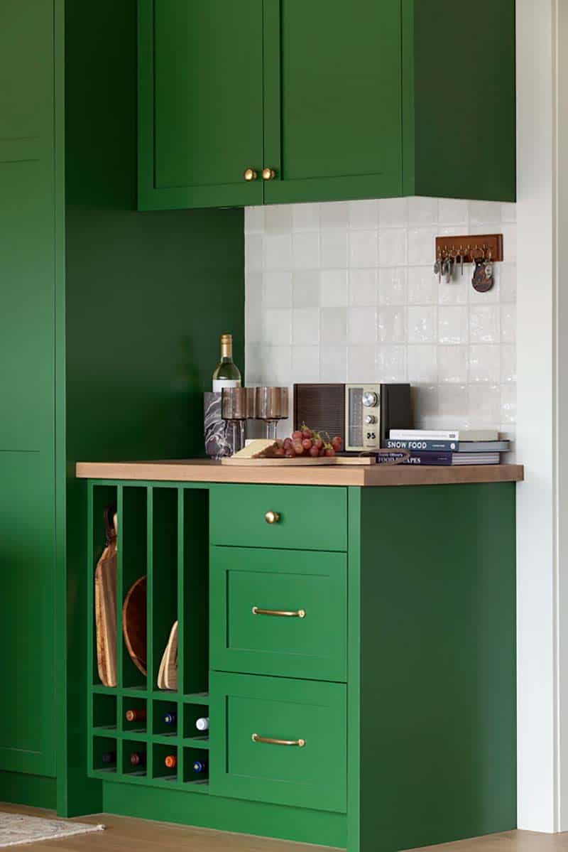 nordic-style-kitchen-with-green-cabinets