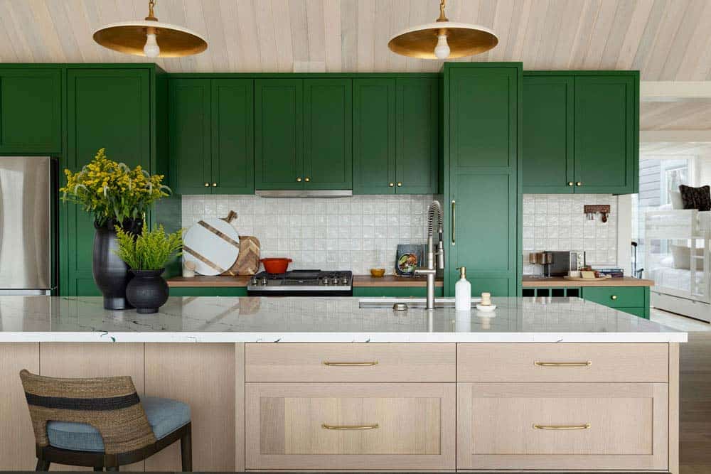 nordic-style-kitchen-with-green-cabinets