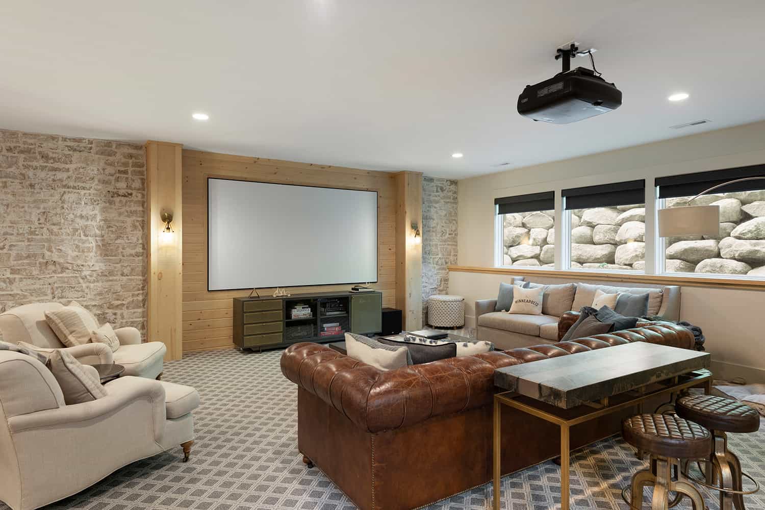 transitional-lower-level-family-room