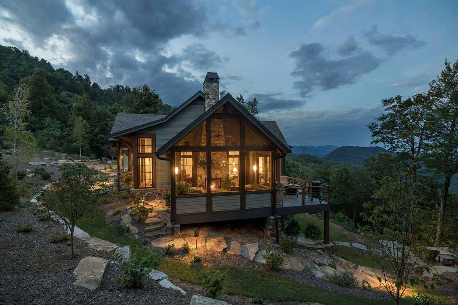 luxury-mountain-home-design-screened-porch-rustic-modern