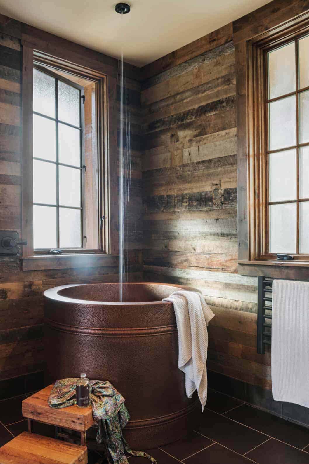 rustic-modern-bathroom-with-a-copper-tub
