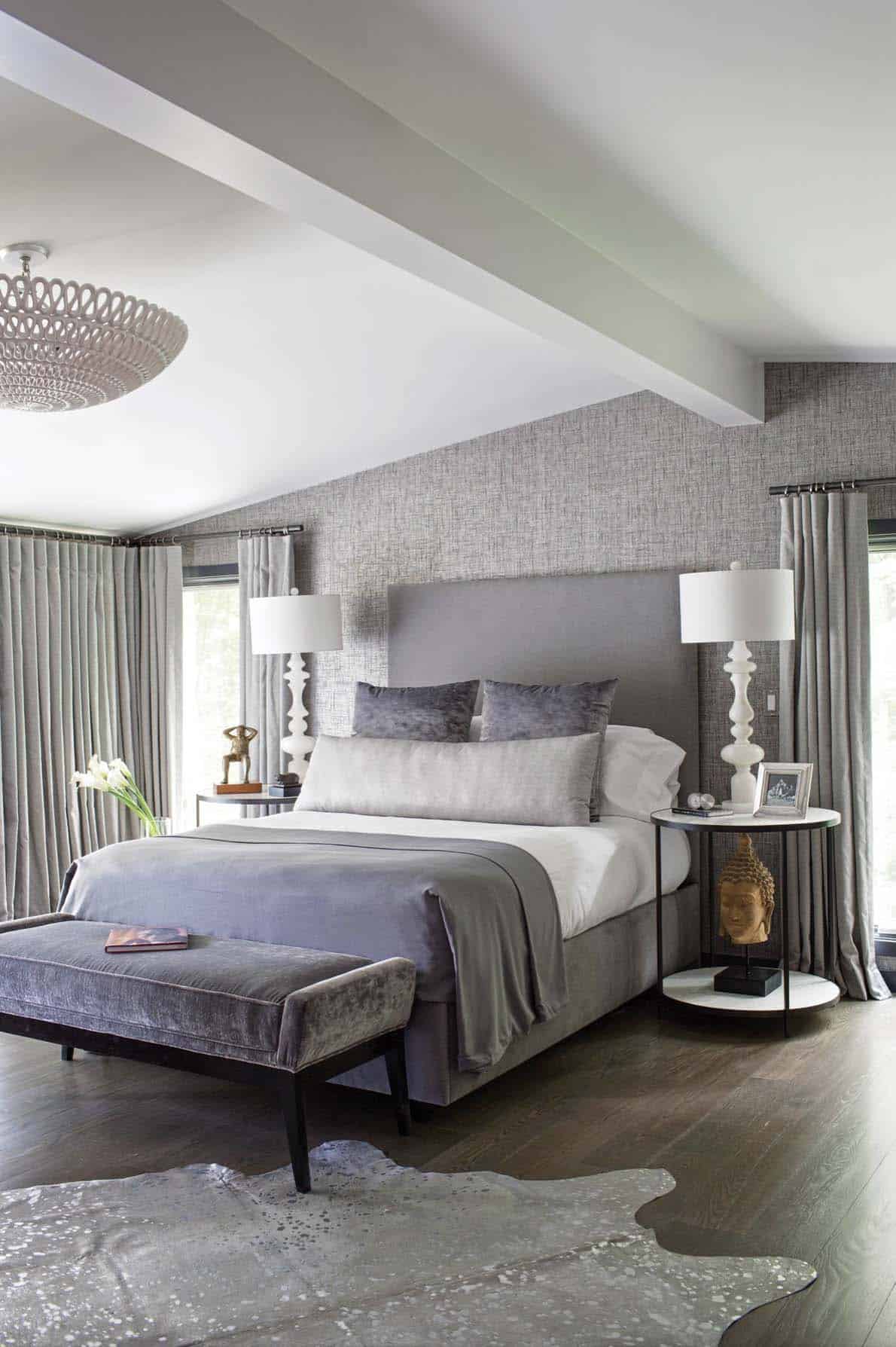 glamorous-gray-bedroom-design-scheme