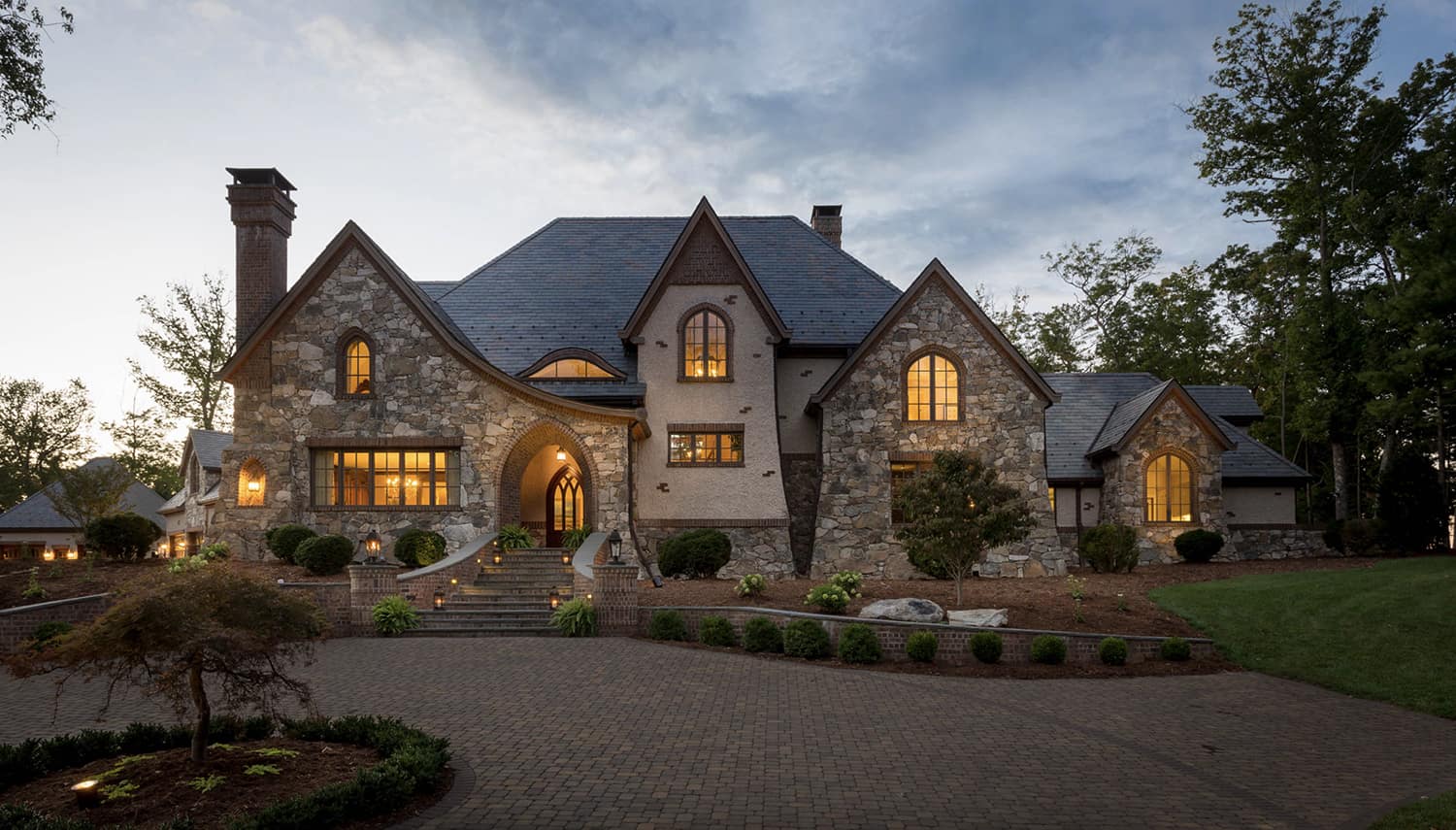 traditional-home-exterior-at-dusk