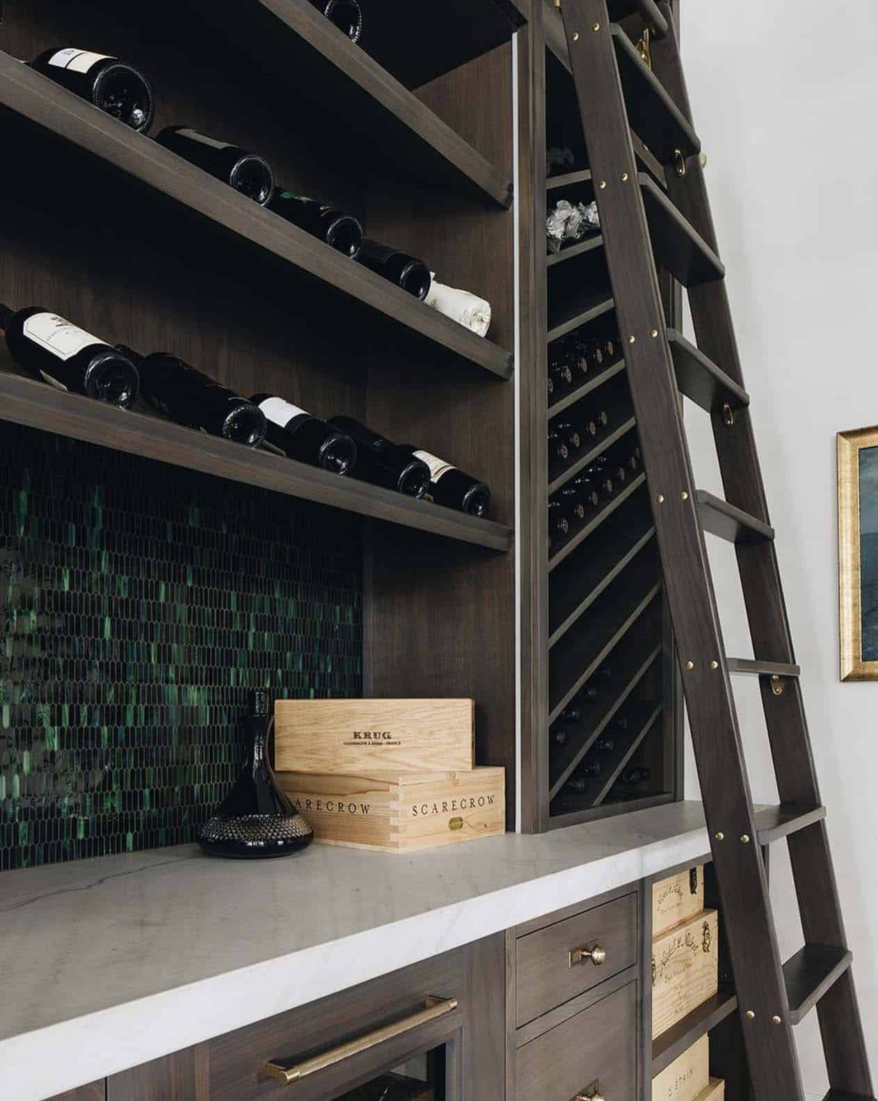 transitional-style-wine-room
