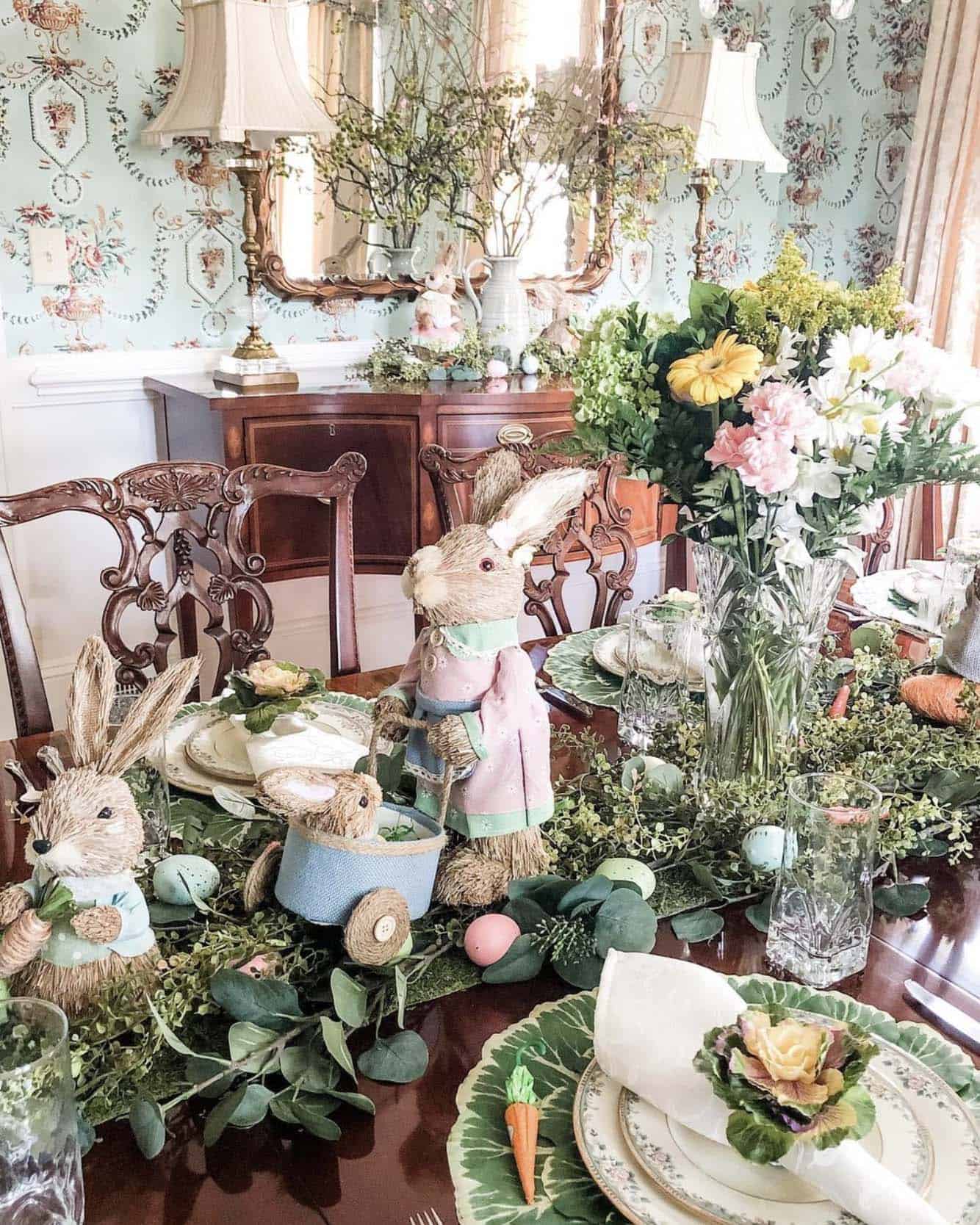 easter-bunny-dining-table-decor