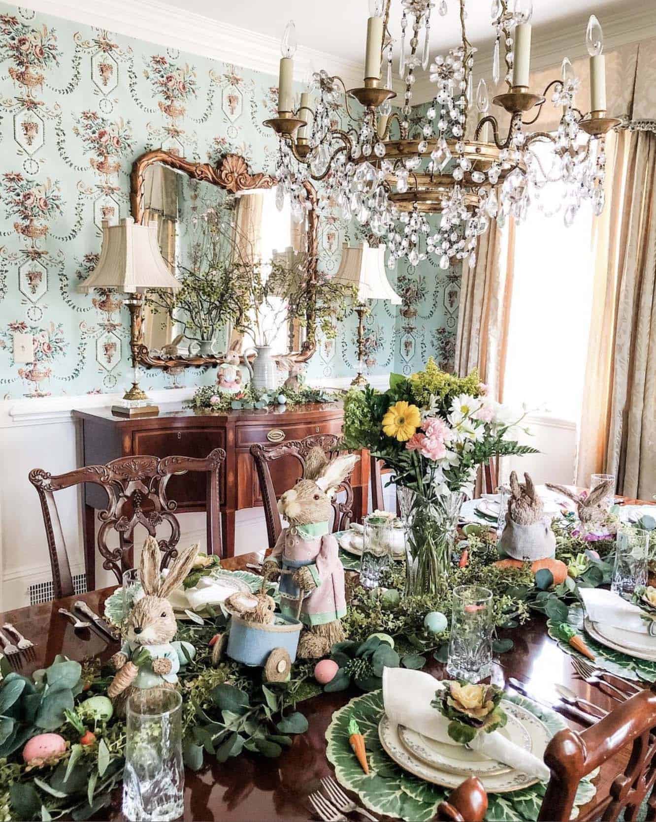 easter-bunny-dining-table-decor
