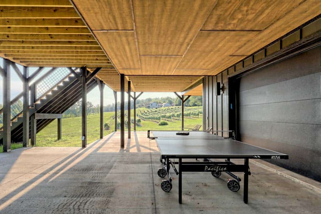 contemporary-covered-patio-with-a-ping-pong-table