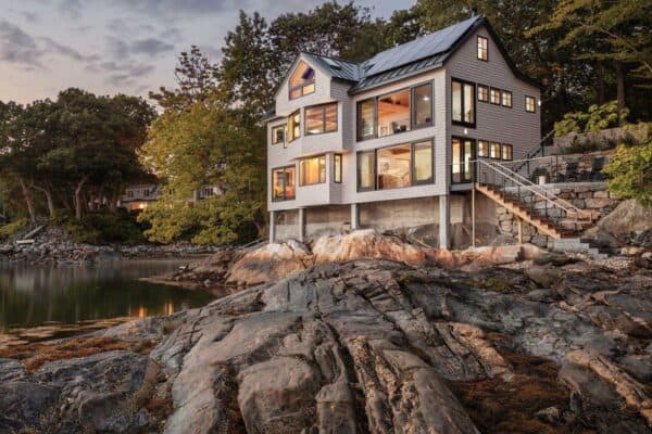 featured posts image for A coastal Maine house designed to feel like it’s floating over the water