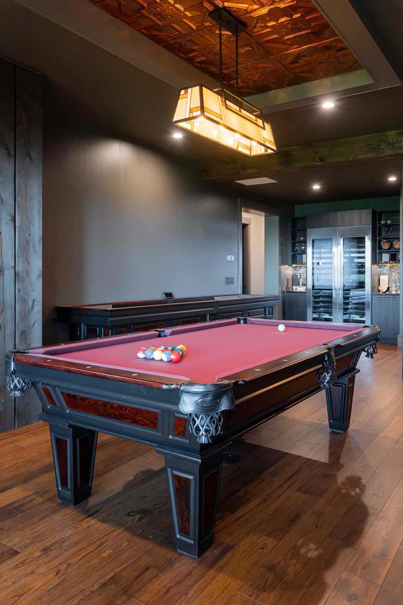 craftsman-style-family-room-with-a-pool-table