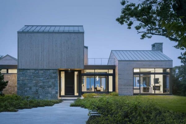 featured posts image for Tour this coastal Maine house with elegant modern living spaces