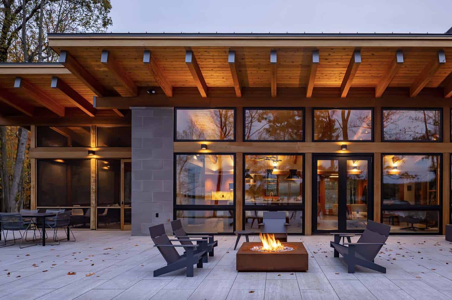 rustic-lake-house-patio-with-a-fire-pit