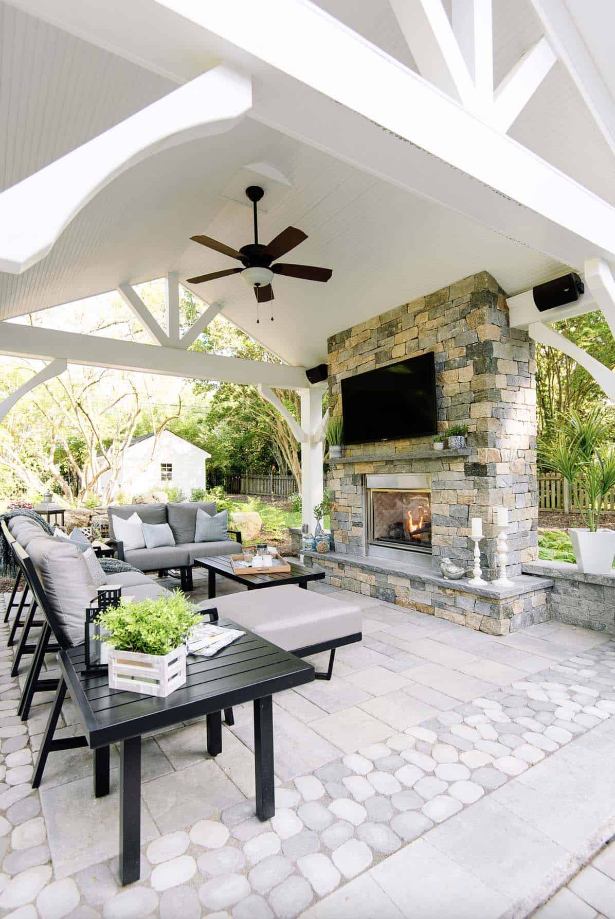 relaxing-backyard-retreat-with-a-fireplace-and-pergola