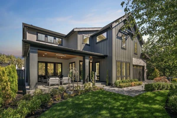 featured posts image for This Washington State modern farmhouse has delightful entertaining spaces